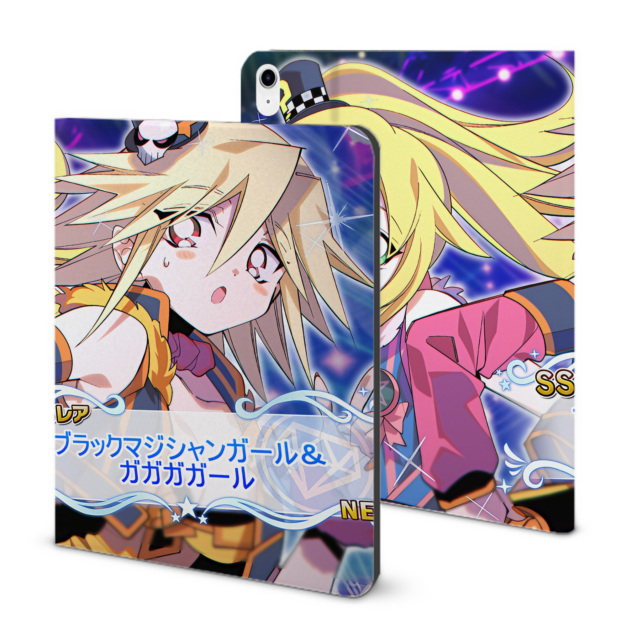 （画像用） 遊☆戯☆王 Yu-Gi-Oh! IPad ケース ブック型 PUレザー TPU 耐衝撃 軽量 薄型 ペン収納なし 全面保護 IPad 各モデル対応
